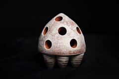 Jelly fish ceramic rattle water toy by jon williams