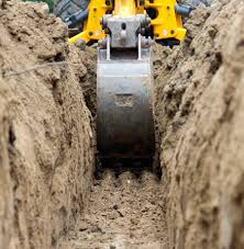 jcb digging footings for foundations