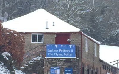 Eastnor Pottery in the snow