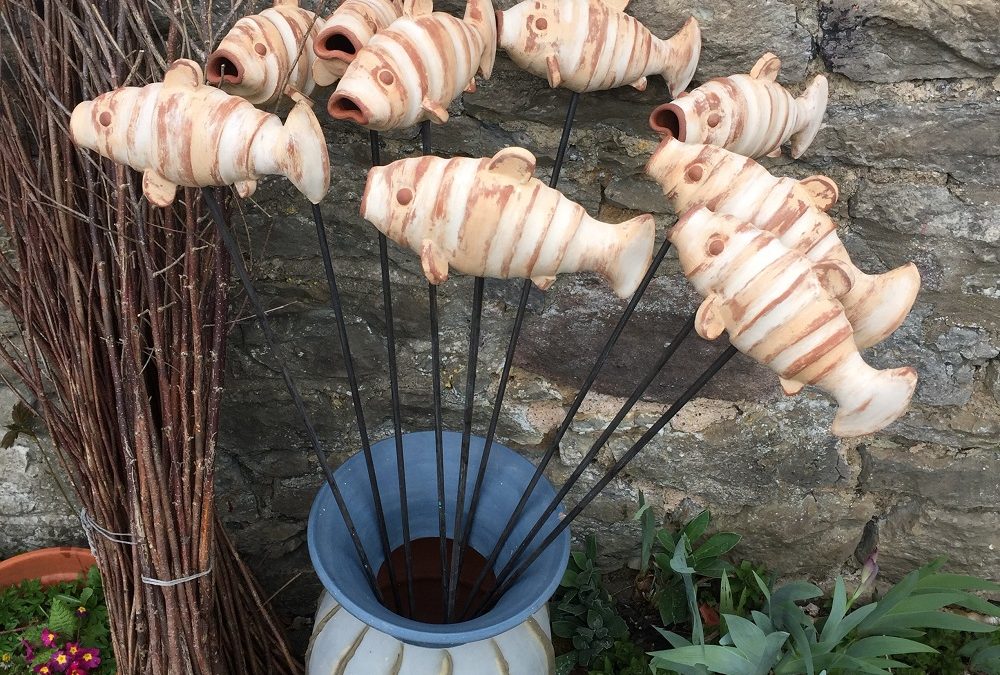 Fish on a stick