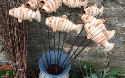 Fish on a stick