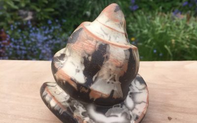 A smaller smoke fired snail